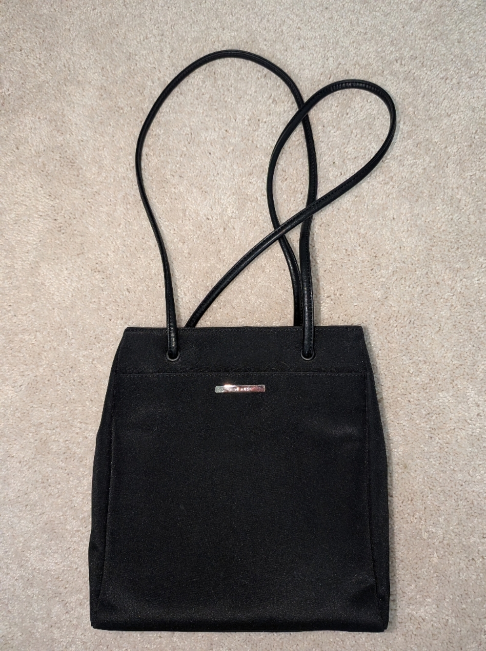 Black Shoulder Tote Bag by Nine West